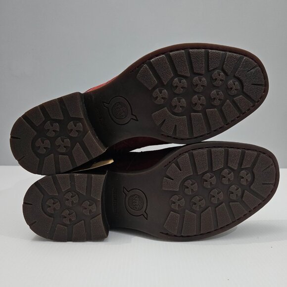 NEW Born Tori Ankle Bootie Western Dark Red Suede Leather Size 8 - Picture 11 of 14